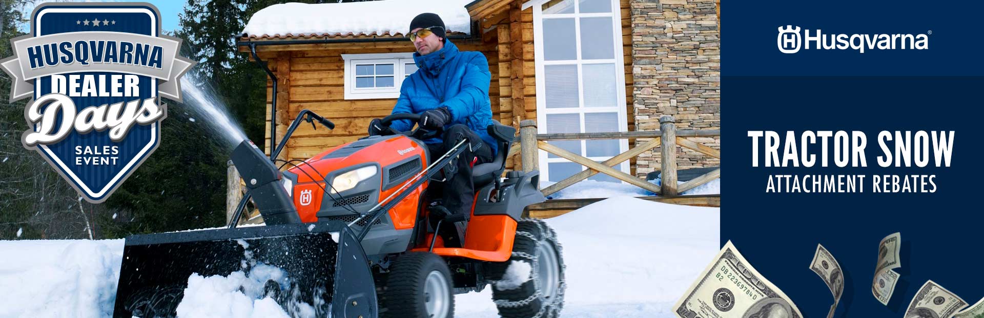 Husqvarna: Tractor Snow Attachment Rebates